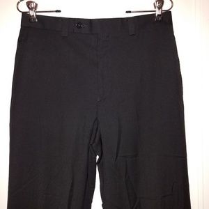 Calvin Klein Black Flat front pants size 30 W 32L